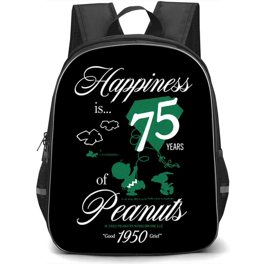 Peanuts Backpack School Bag StudentPack - Peanuts Happiness Is 75 Years Poster
