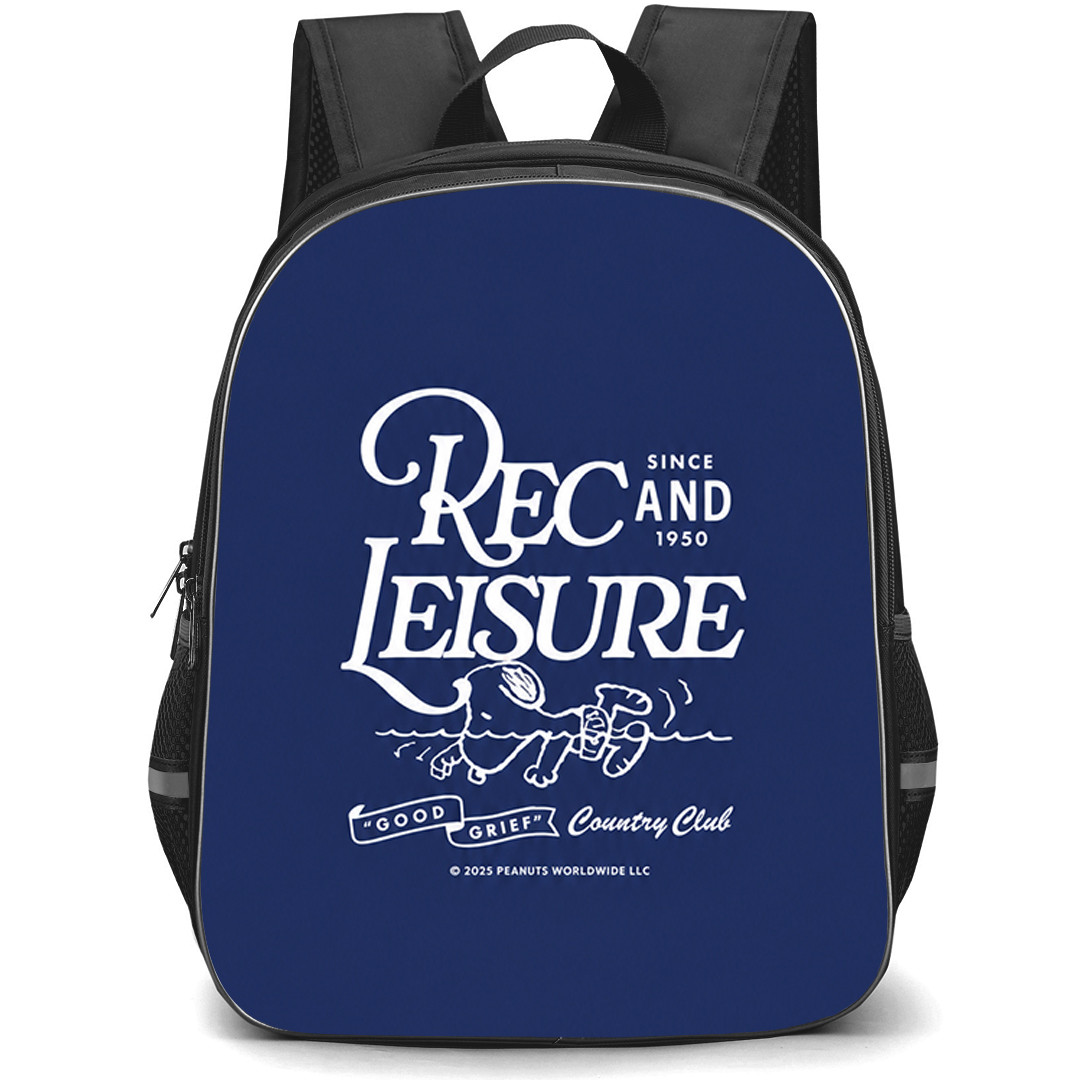 Peanuts Backpack School Bag StudentPack - Peanuts Rec And Leisure Vintage Aesthetic Poster