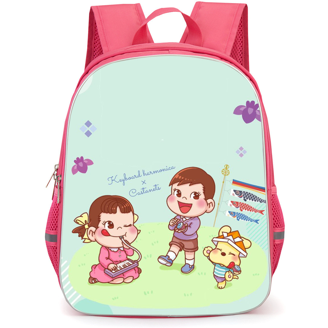 Peko and Poko Backpack StudentPack - Characters Playing Instruments Cartoon Art