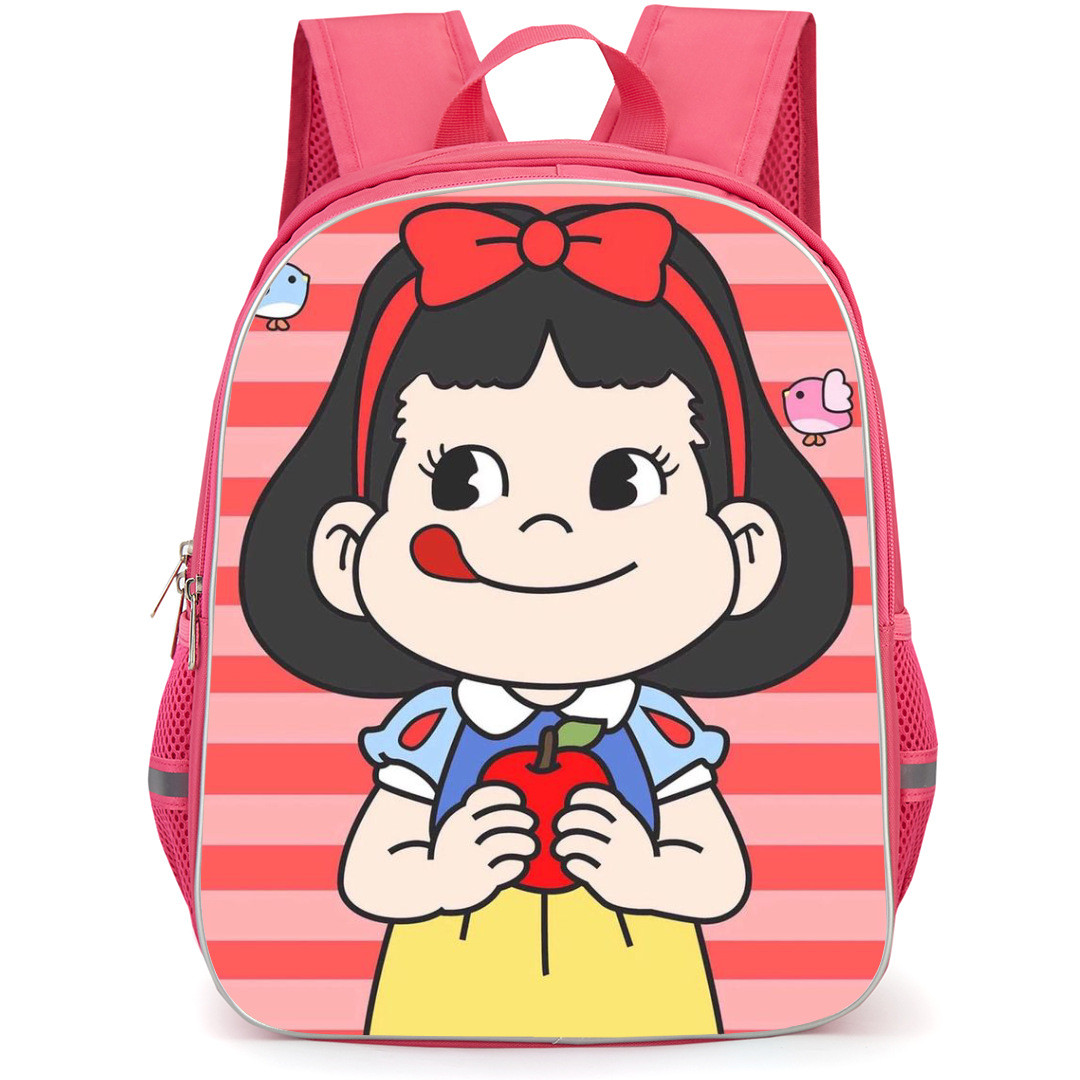 Peko and Poko Backpack StudentPack - Peko Wearing Snow White Dress illustration Art