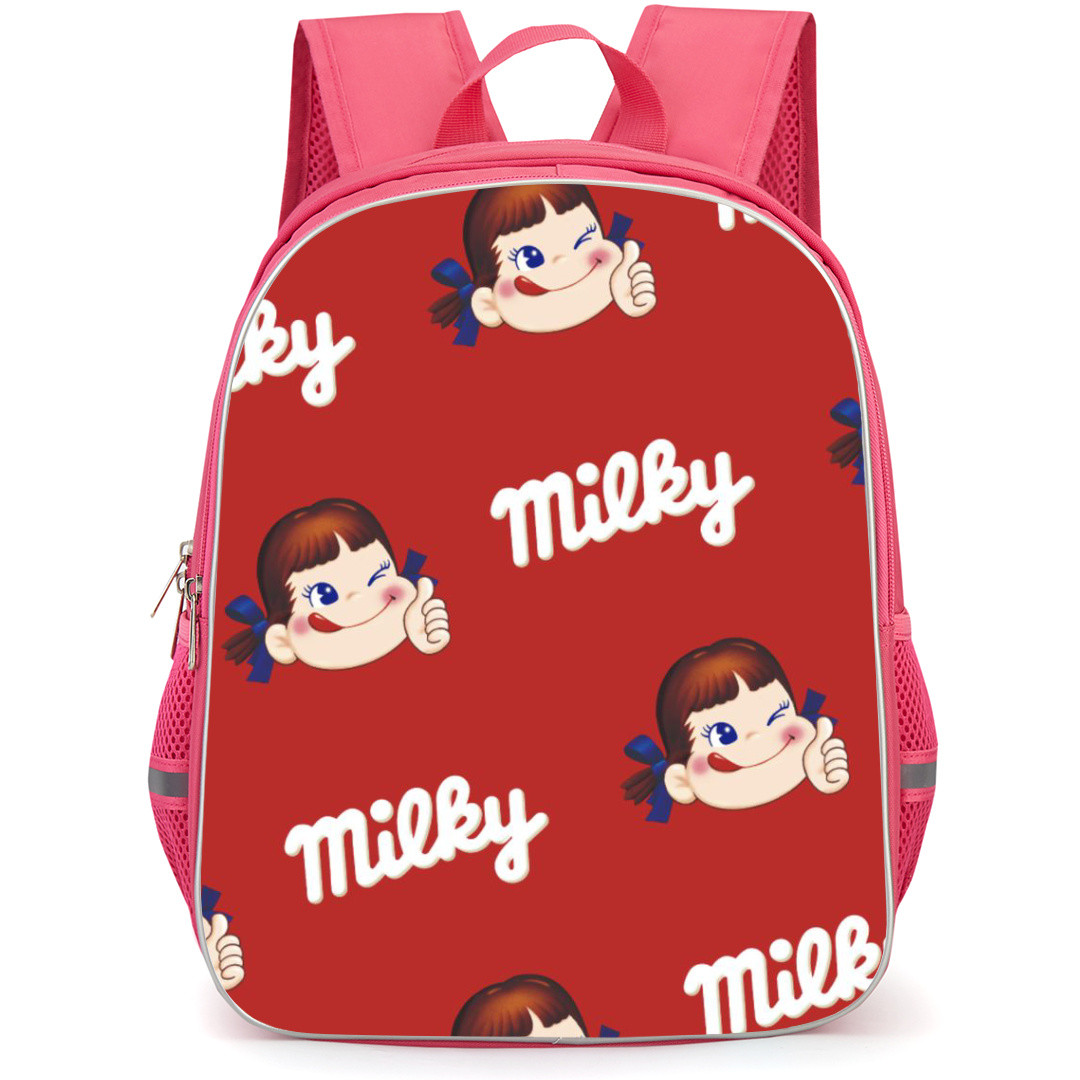 Peko and Poko Backpack StudentPack - Tongue out Pose Pattern Art