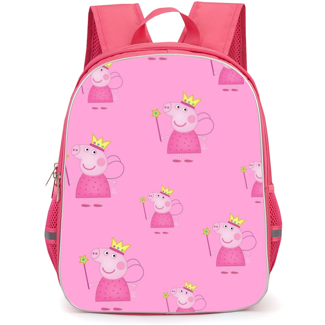 Peppa Pig School Backpack StudentPack - Peppa Pig Fairy Pattern Art