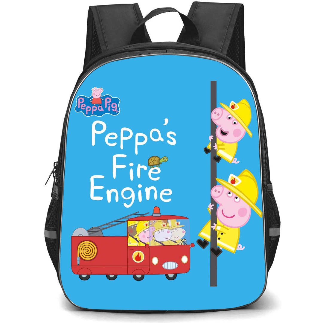Peppa Pig School Backpack StudentPack - Peppa Pig Fire Engine