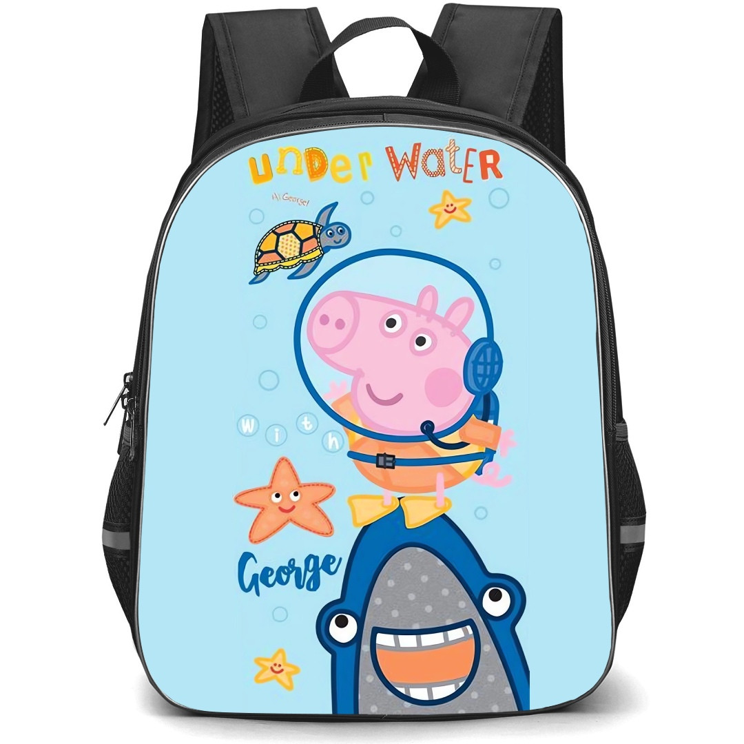 Peppa Pig George Pig School Backpack StudentPack - George Pig Underwater With George