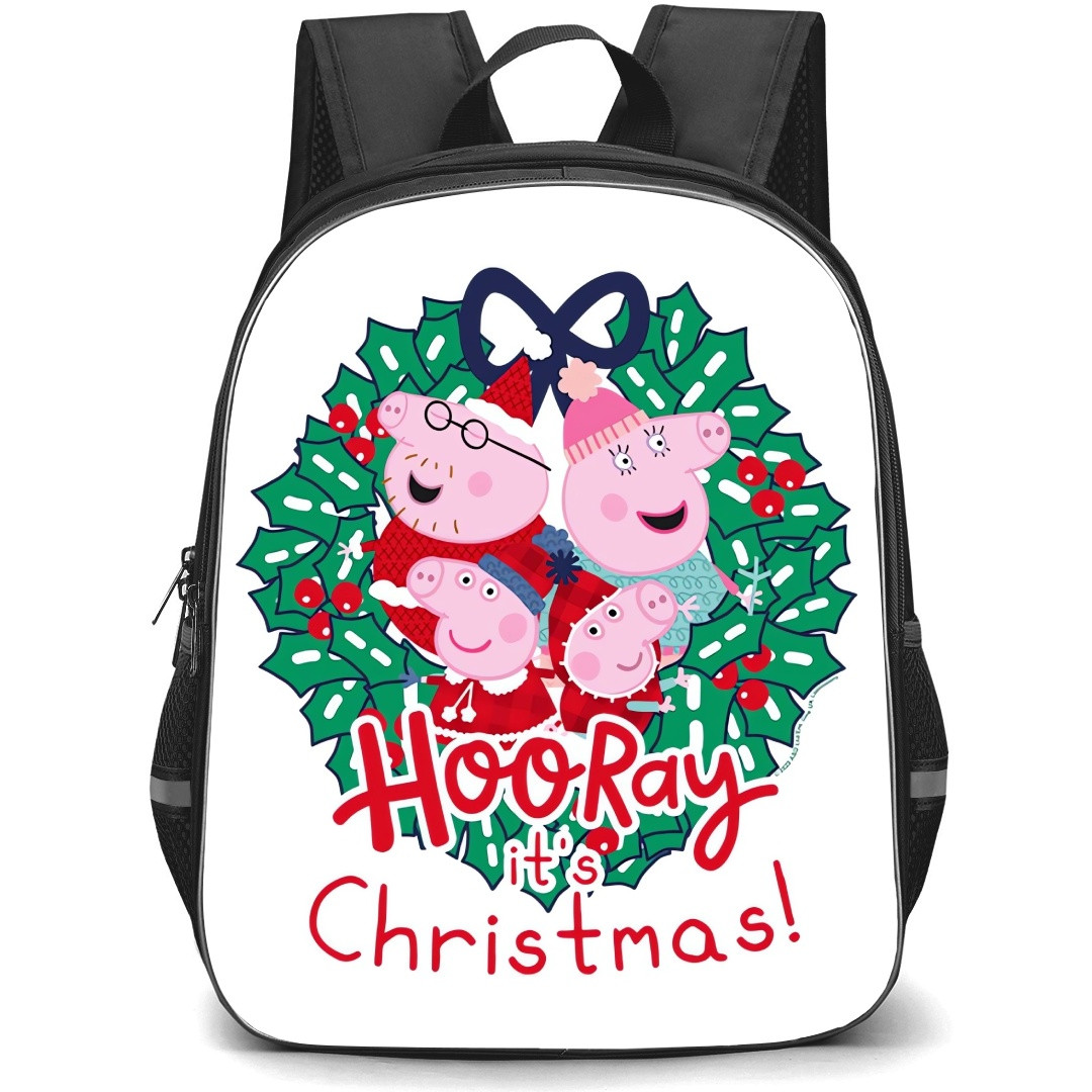 Peppa Pig School Backpack StudentPack - Hooray It's Christmas!