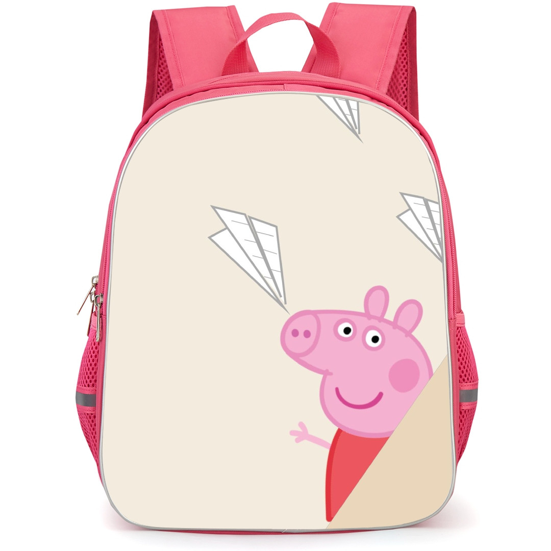 Peppa Pig School Backpack StudentPack - Peppa Pig Portrait Paper Planes Illustration