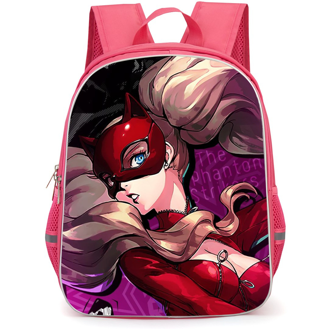 Persona 5 Ann Takamaki Backpack StudentPack - Ann Takamaki Panther Pink Background