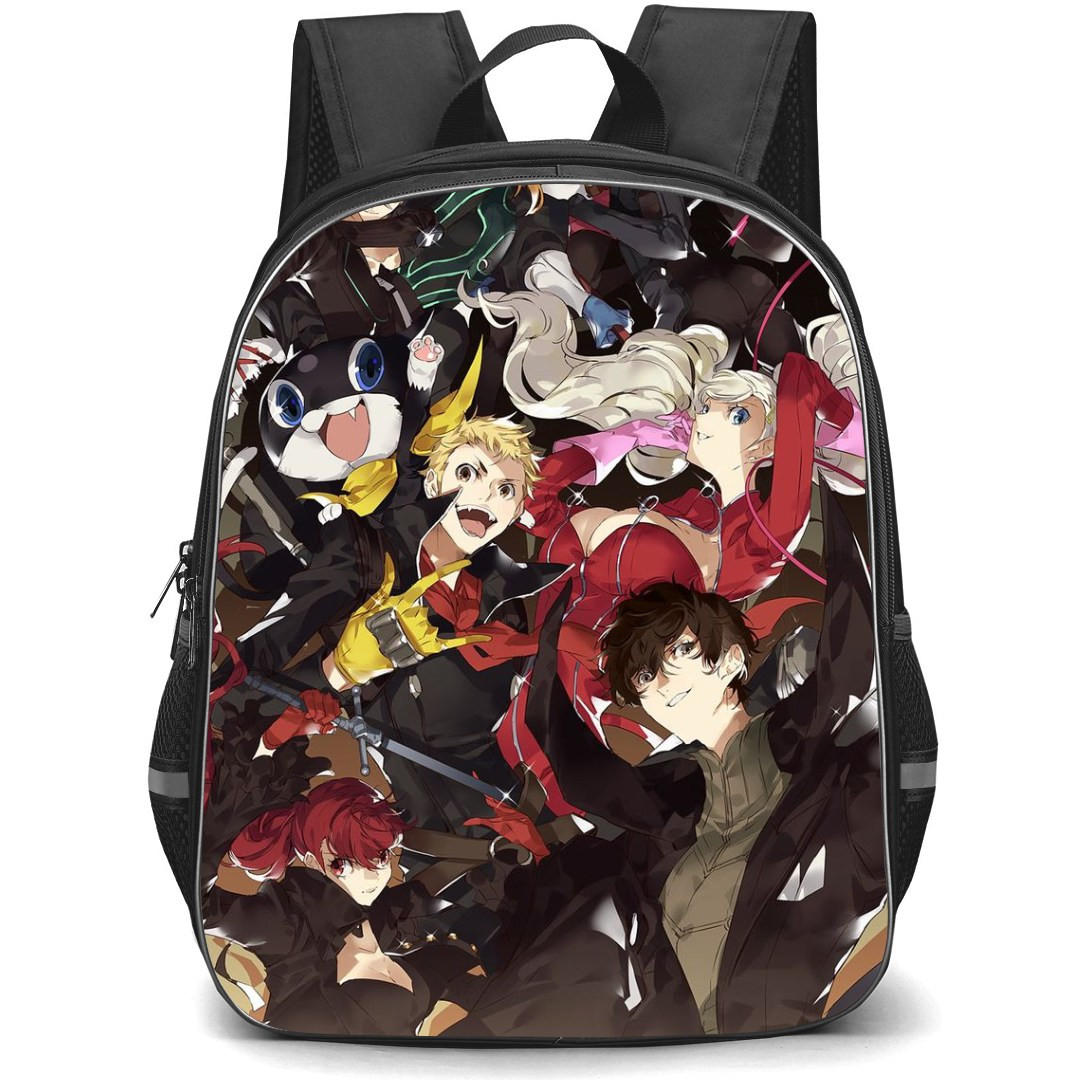 Persona 5 Backpack StudentPack - Characters Holding Weapons Collage