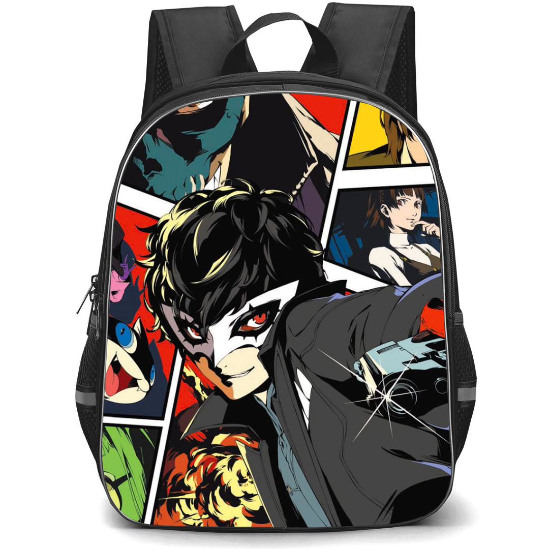 Persona 5 Backpack StudentPack - Characters Masked Ren Comic Background