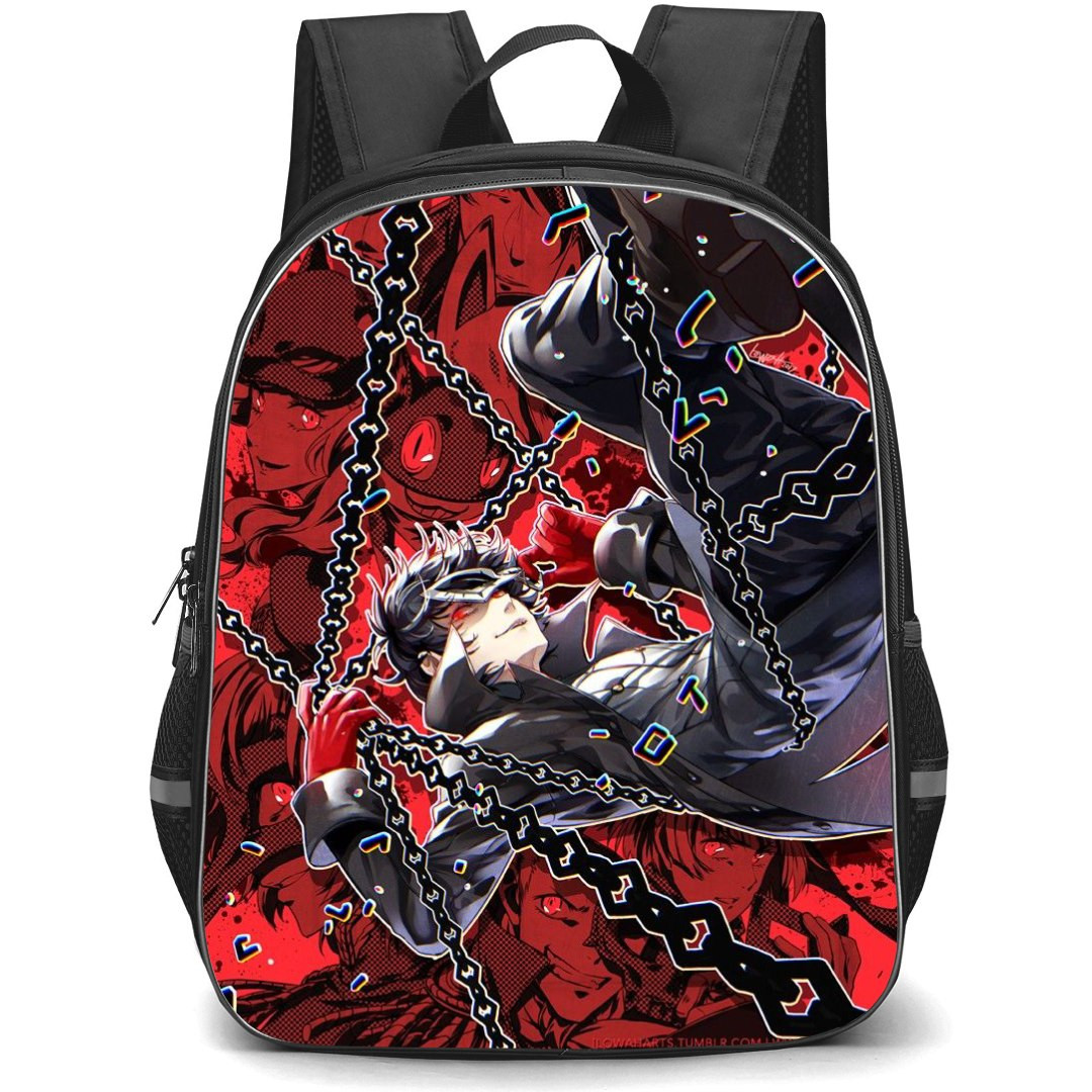 Persona 5 Ren Amamiya Backpack StudentPack - Ren Amamiya Swinging the Chain