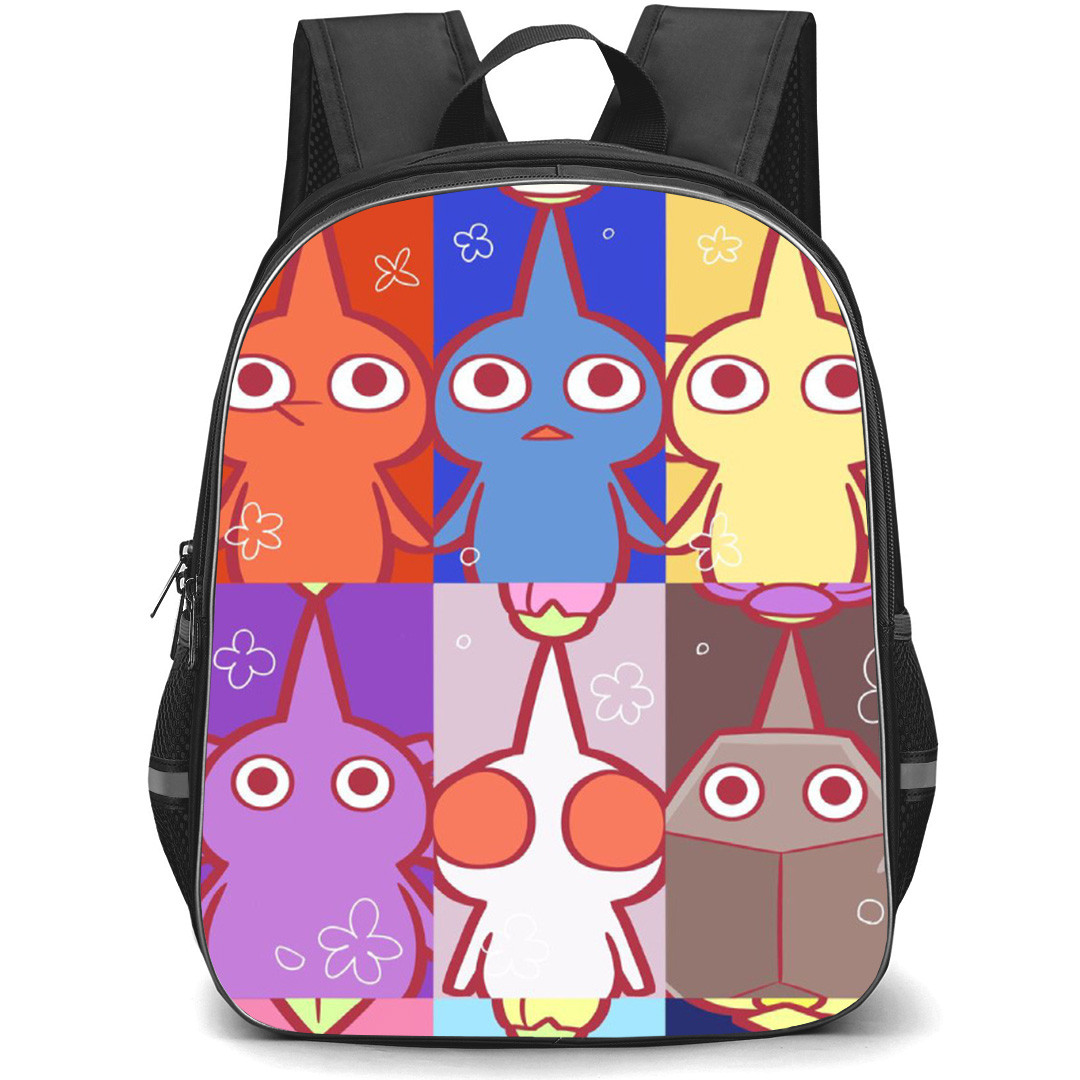Pikmin Backpack School Bag StudentPack - Characters Portrait Collage