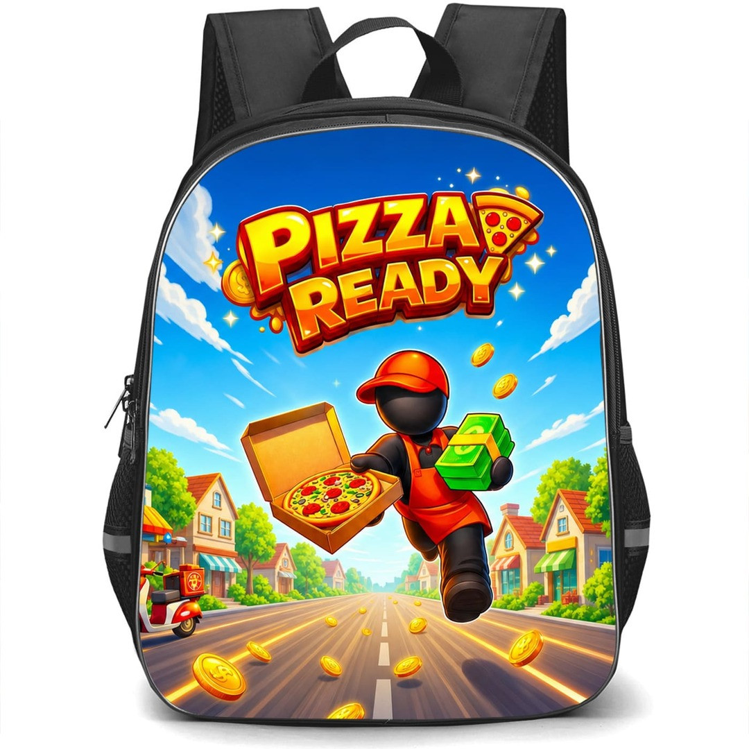 Pizza Ready! Backpack School Bag StudentPack - Pizza Ready! Cash Rush Poster