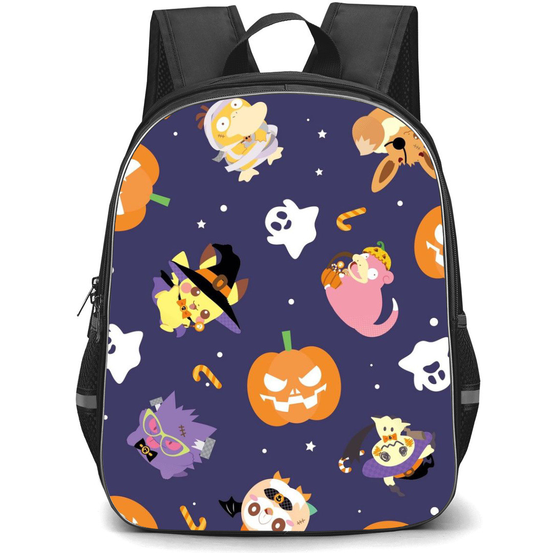 Pokemon Backpack StudentPack - Characters Halloween Pattern