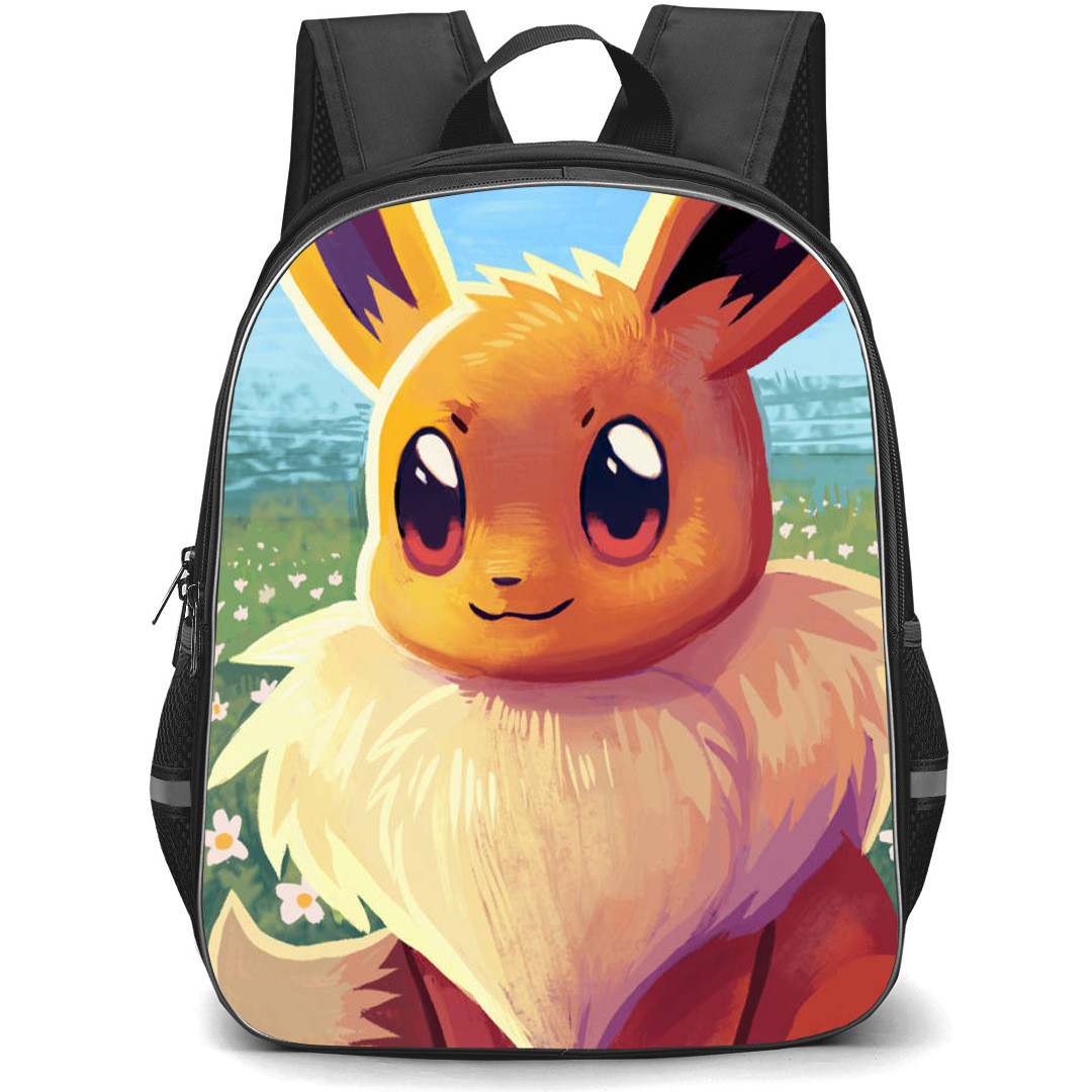 Pokemon Eevee Backpack StudentPack - Eevee Portrait Graphic Art