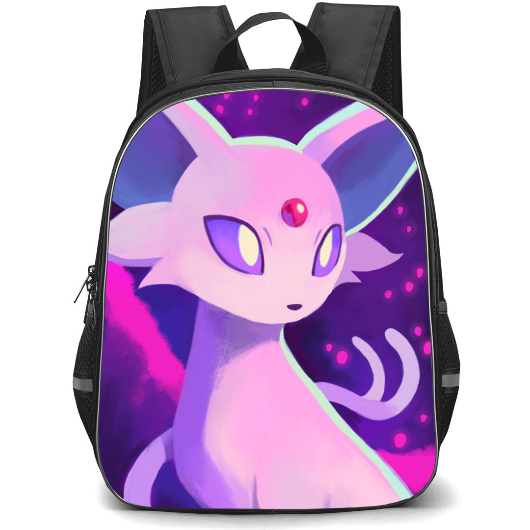 Pokemon Espeon Backpack StudentPack - Espeon Portrait Graphic Art