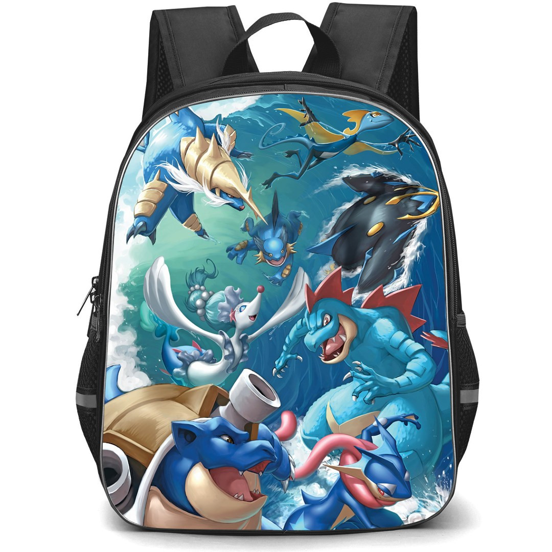 Pokemon Backpack StudentPack - Water Element Fight