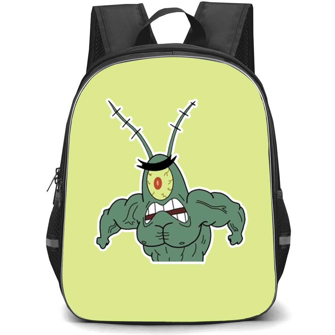 Plankton Backpack StudentPack - Super Buff Plankton Sticker