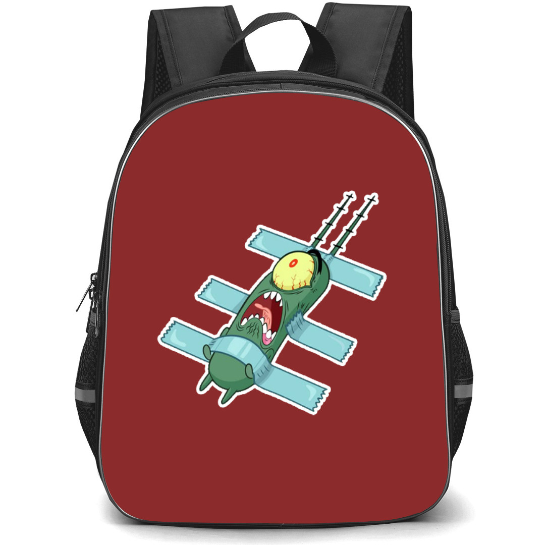 Plankton Backpack StudentPack - Plankton Torture Sticker
