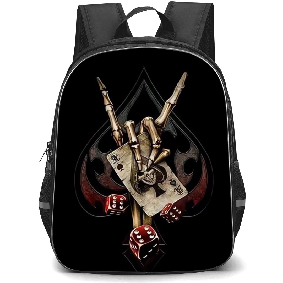 Poker Backpack Student Pack - Casino Cards Dice Wallpaper