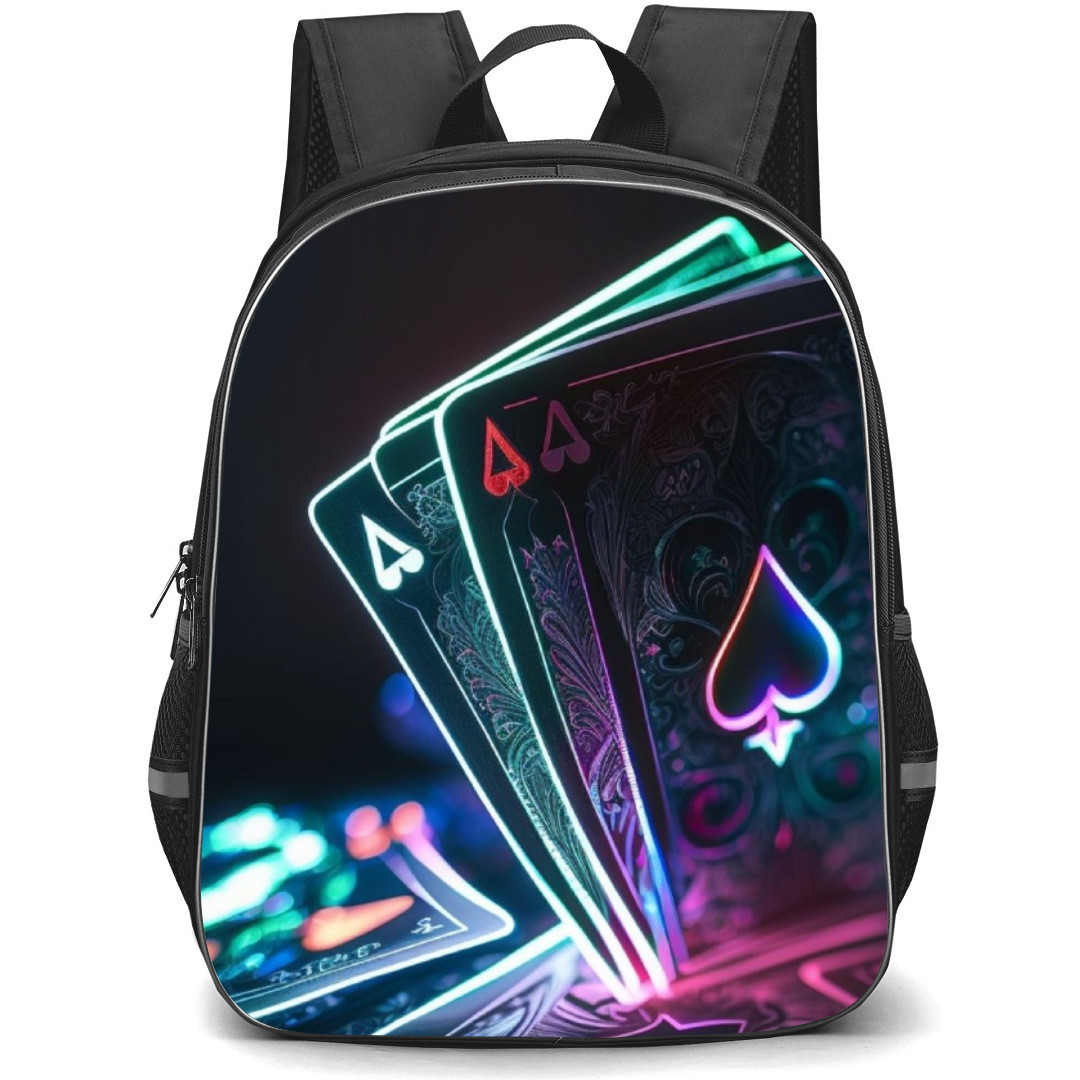 Poker Backpack Student Pack - Casino Las Vegas Wallpaper