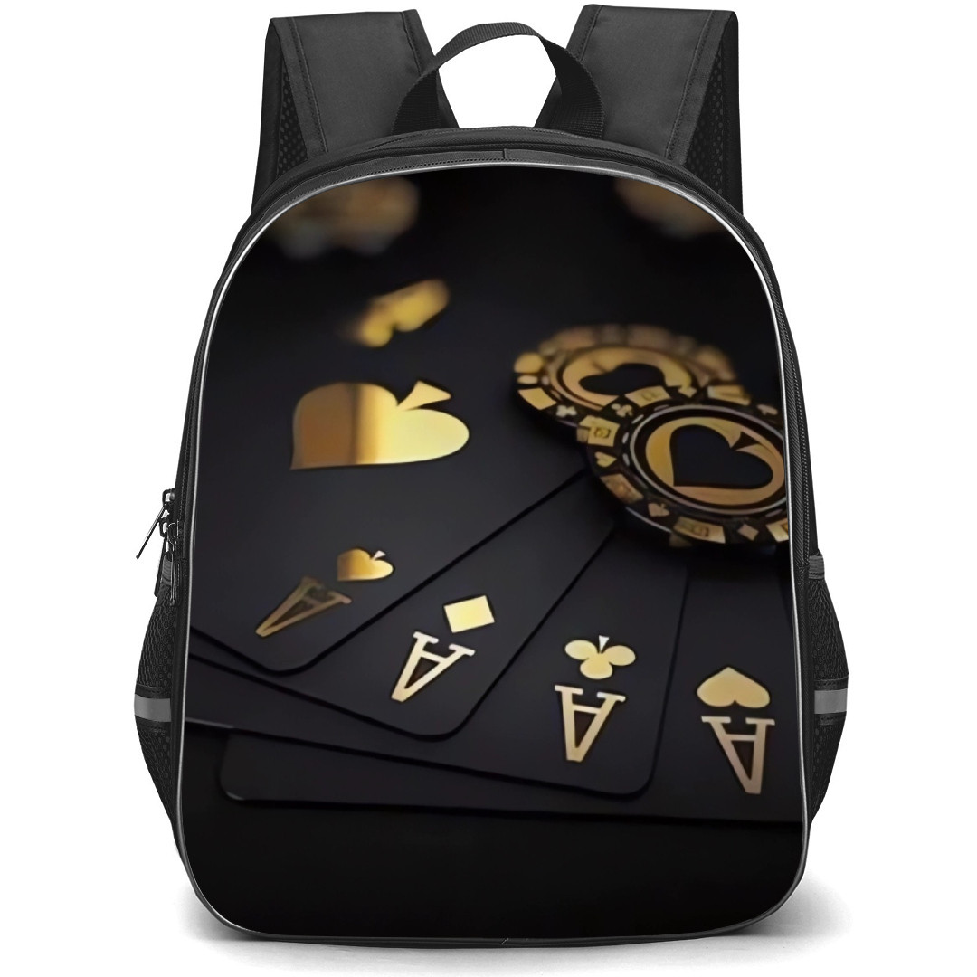 Poker Backpack Student Pack - Las Vegas Nevada Dice Vintage