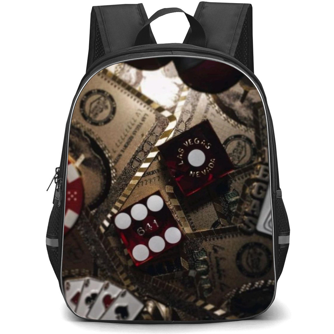 Poker Backpack Student Pack - Lucky Today 777 3D