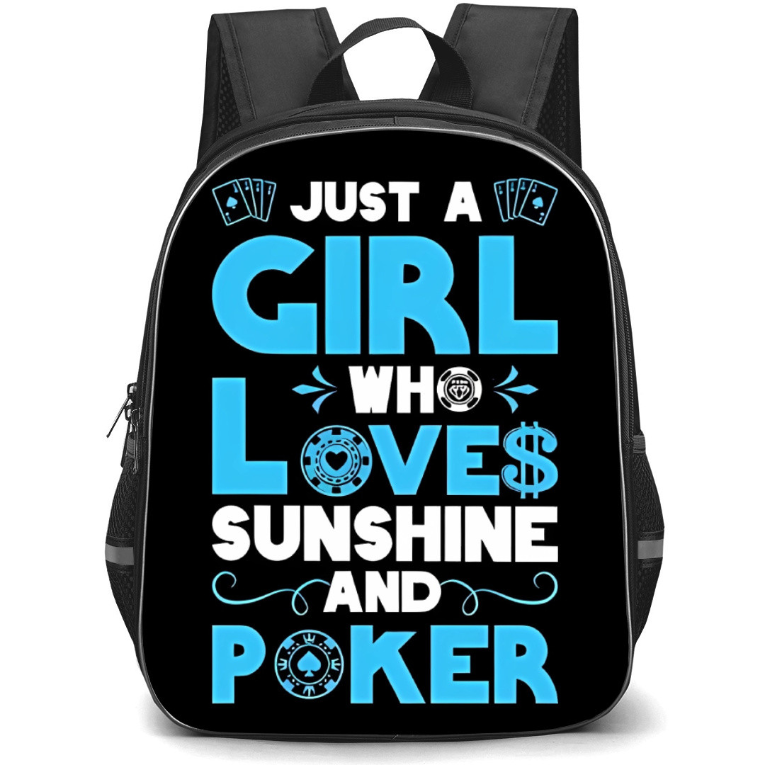 Poker Backpack Student Pack - Ace White Paint Black Bg