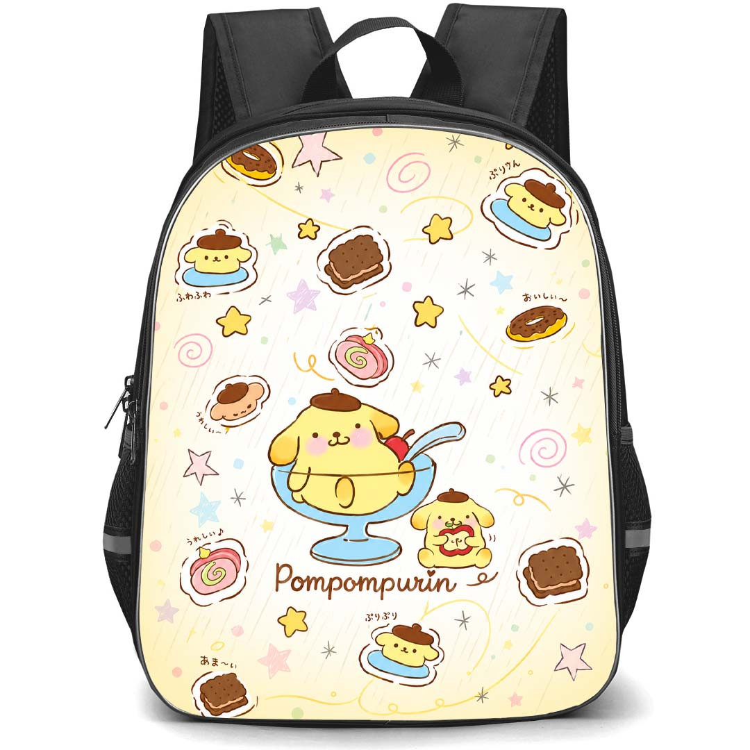 Pompompurin Sanrio Backpack School Bag StudentPack - Pompompurin Sanrio Desert Portrait Pattern Poster