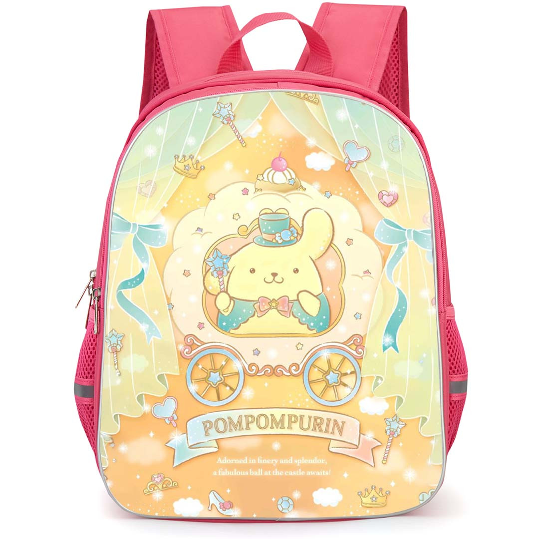 Pompompurin Sanrio Backpack School Bag StudentPack - Pompompurin Sanrio Phrase Wand Series Poster