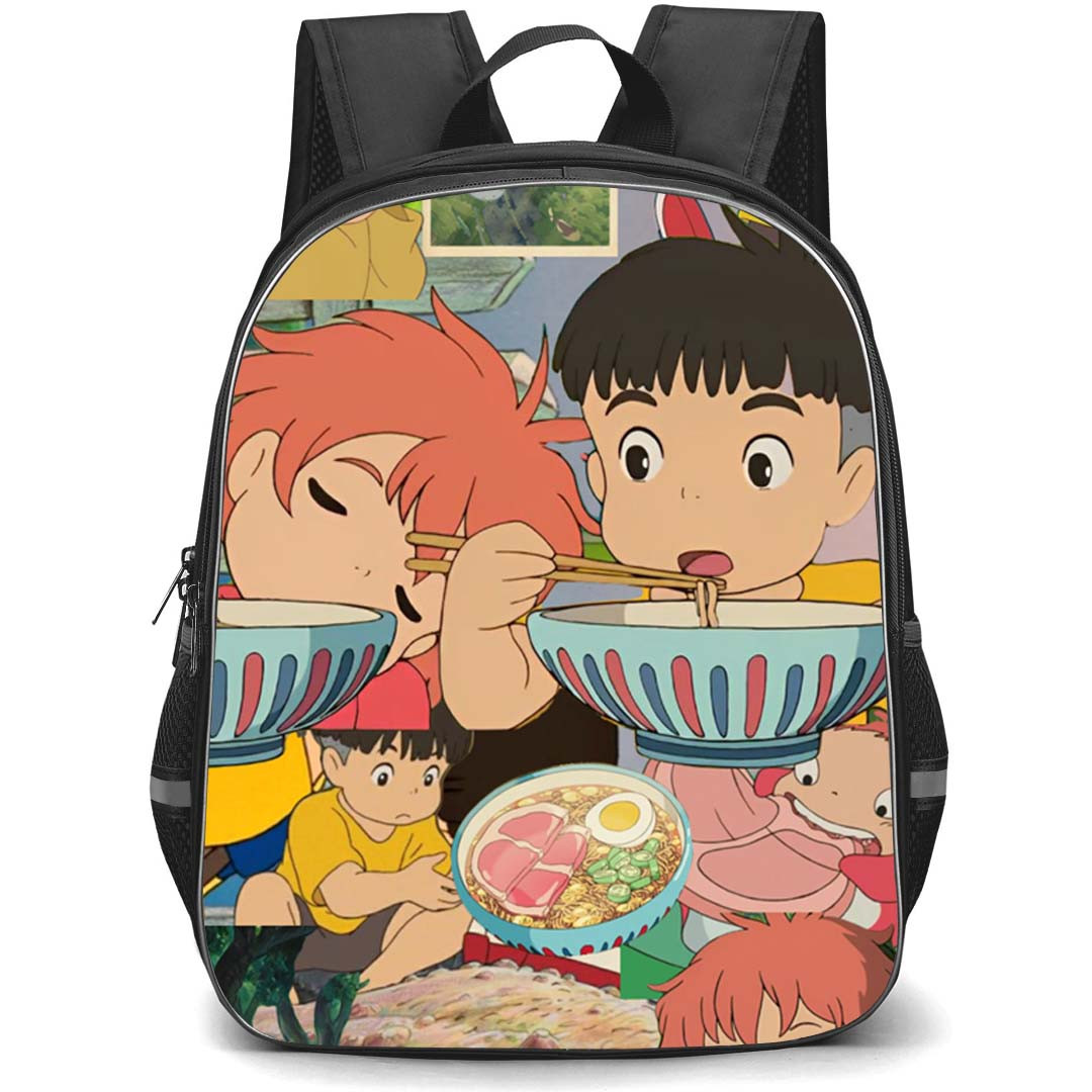 Ponyo Backpack StudentPack - Ponyo Loves Sasuke Poster