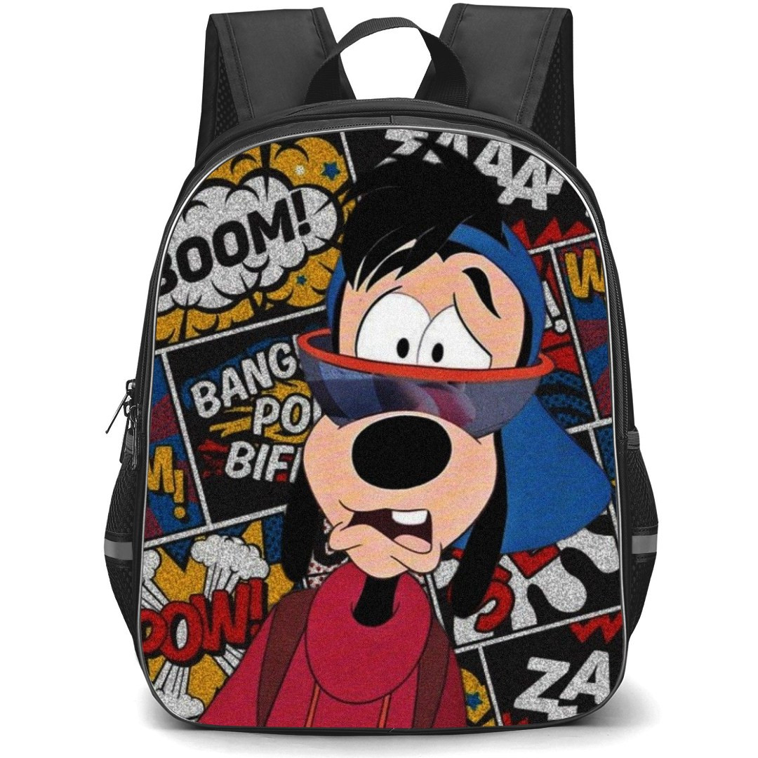 Pop Art Pattern Backpack StudentPack - Goofy Comic Expressions Background