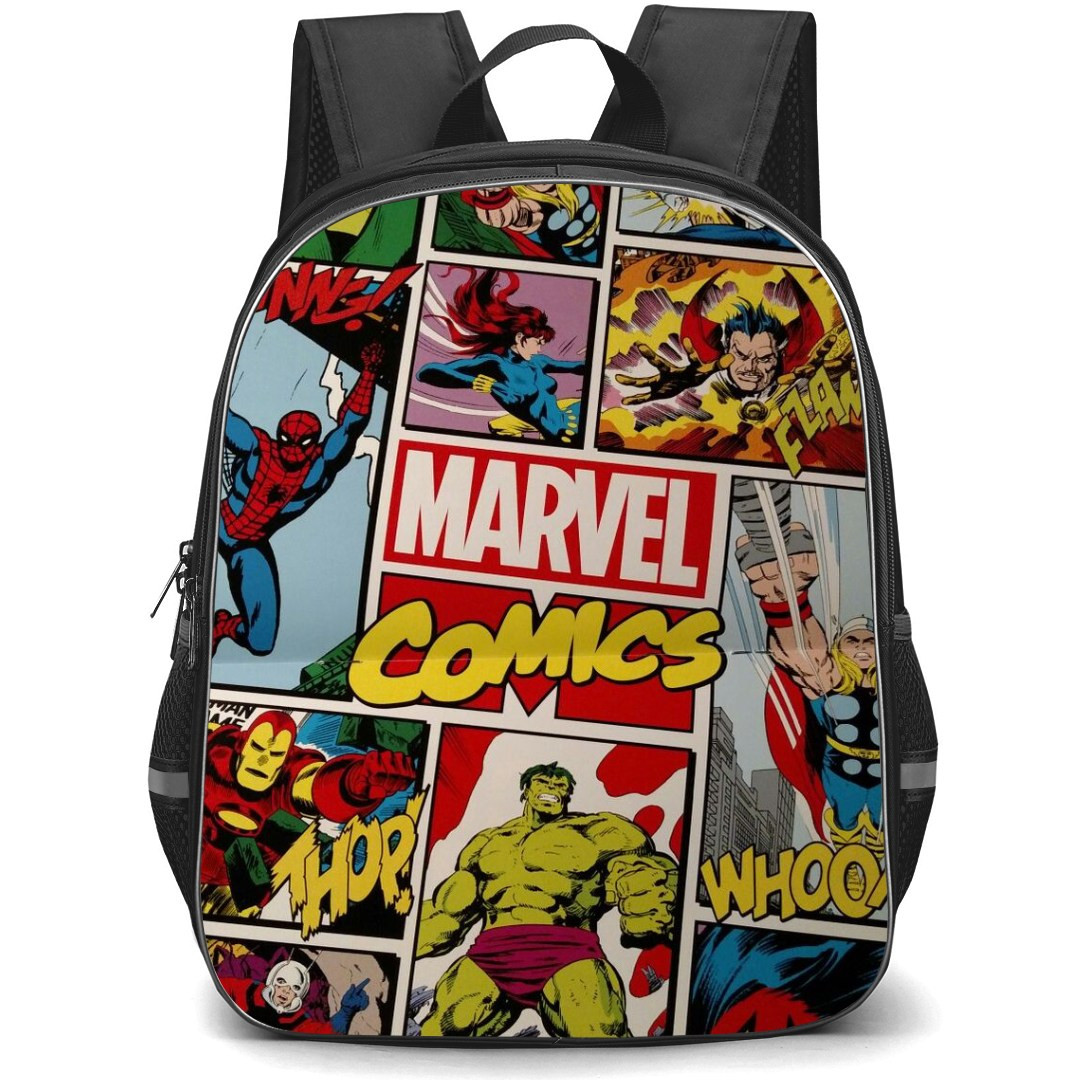 Pop Art Pattern Backpack StudentPack - Marvel Comics Collage