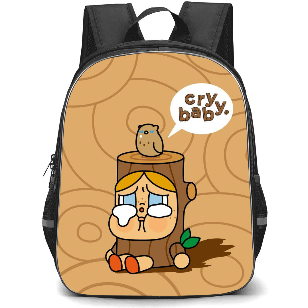 Pop Mart CryBaby Cry Baby Backpack StudentPack - Cry Baby Tree Trunk Illustration