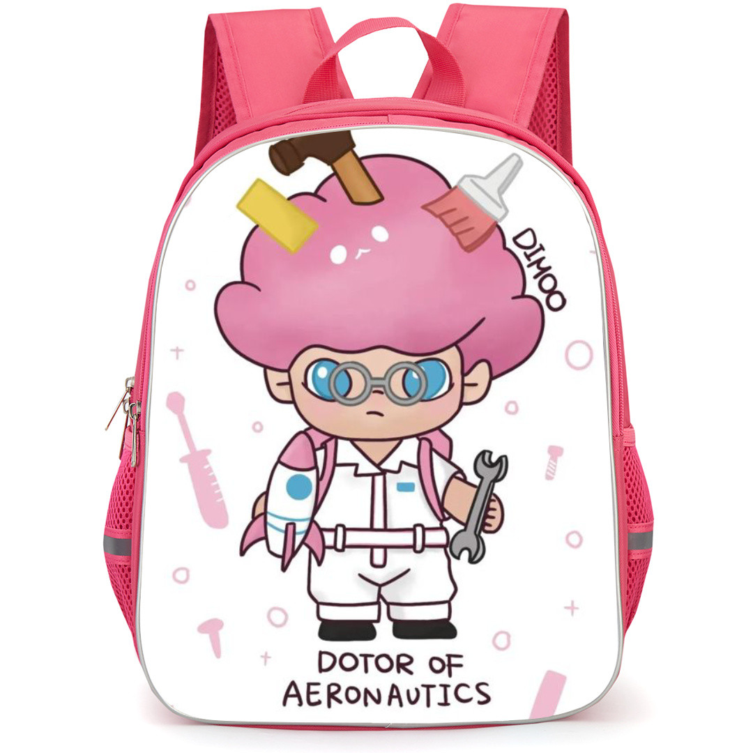 Pop Mart Dimoo Backpack StudentPack - Dimoo Dotor Of Aeronautics