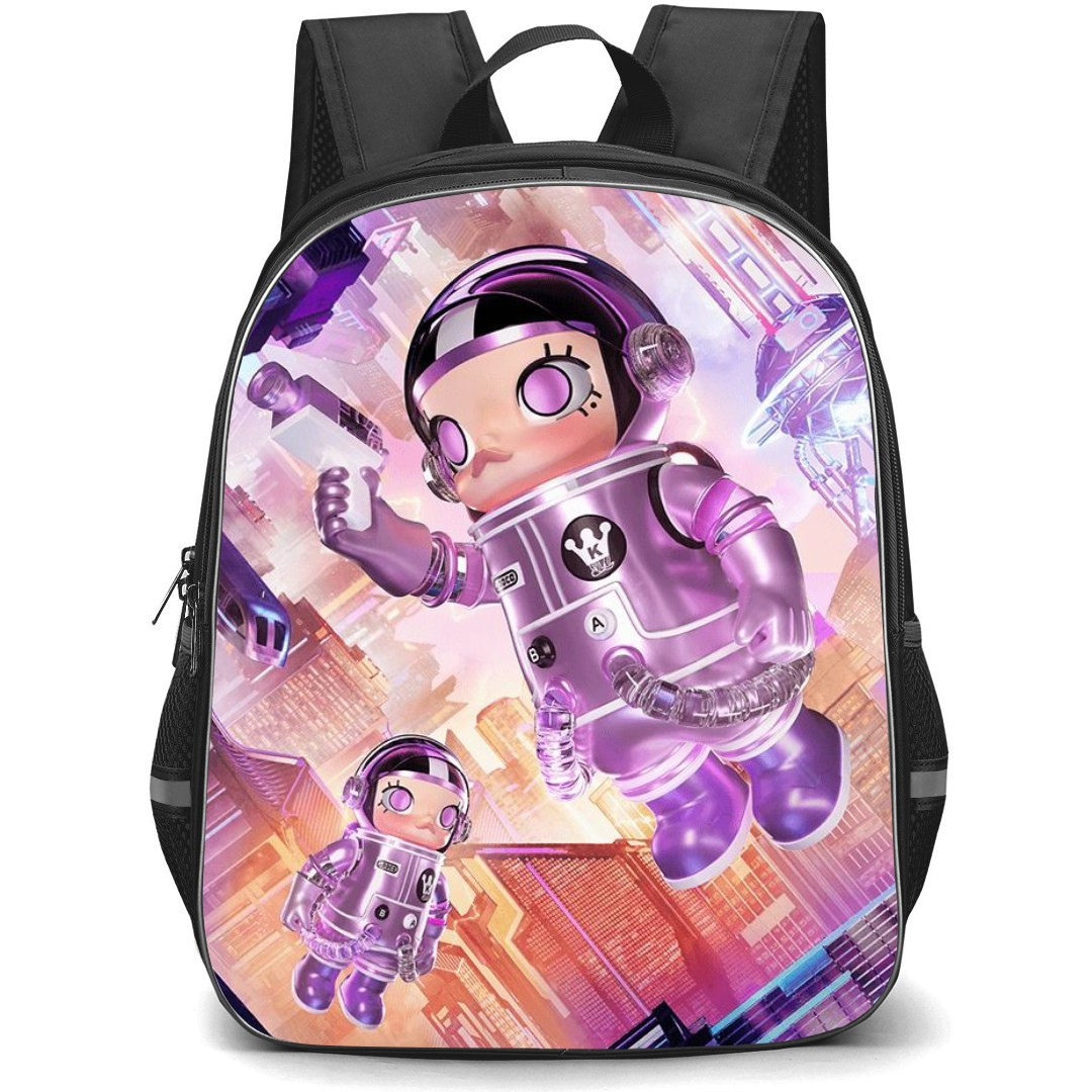 Pop Mart Molly Backpack StudentPack - Molly Astronaut Portrait