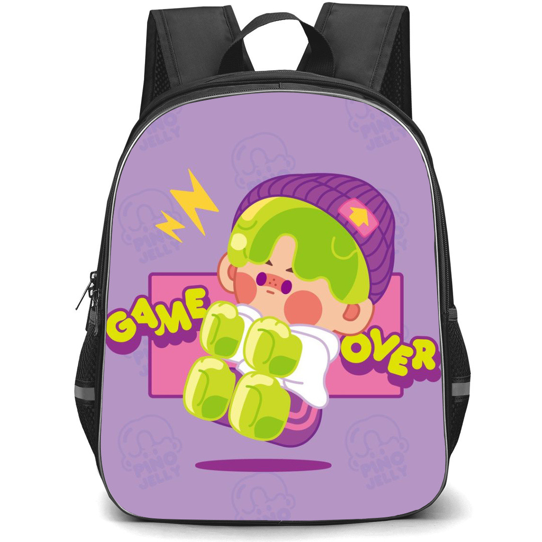 Pop Mart Pino Jelly Backpack StudentPack - Pino Jelly Game Over