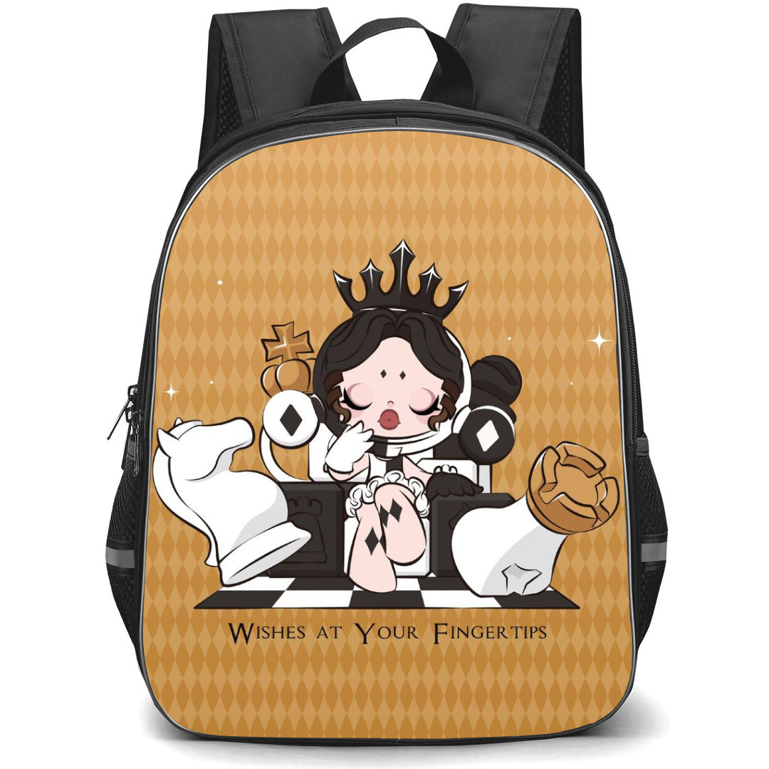 Pop Mart Skull Panda Backpack StudentPack - Skull Panda Wishes At Your Fingertips