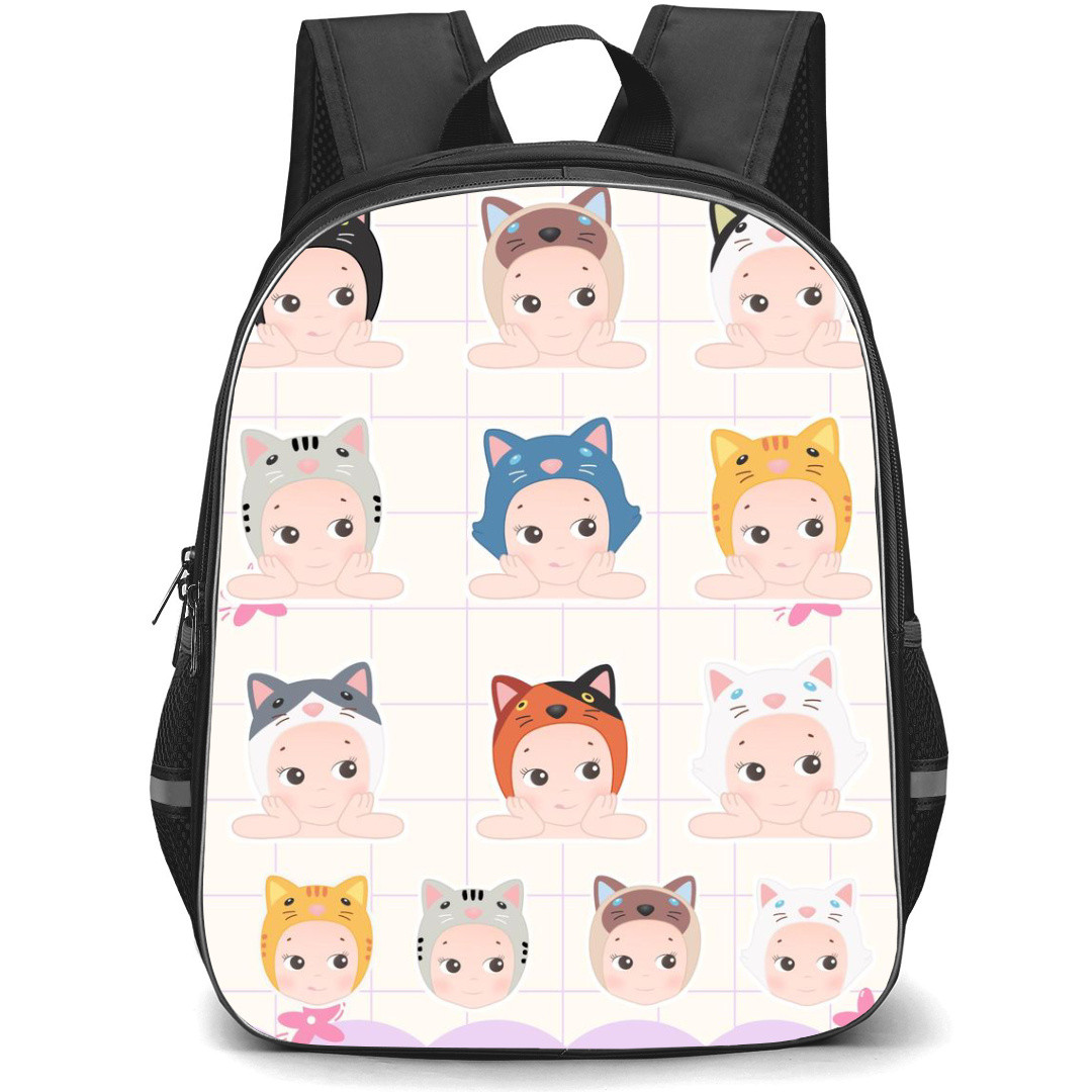 Sonny Angel Backpack StudentPack - Sonny Angels Cat Series Collage