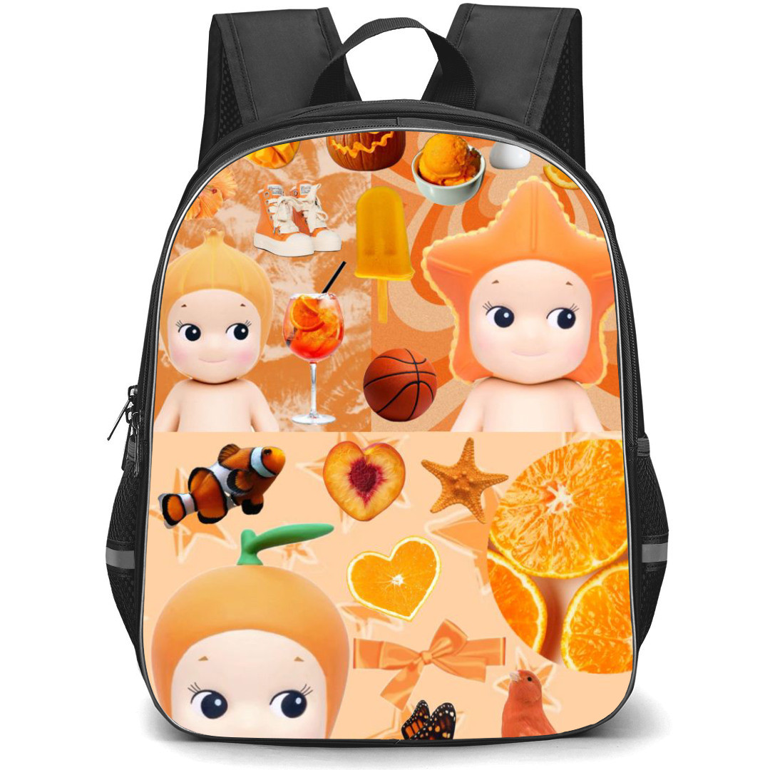 Sonny Angel Backpack StudentPack - Sonny Angels Orange Series Collage