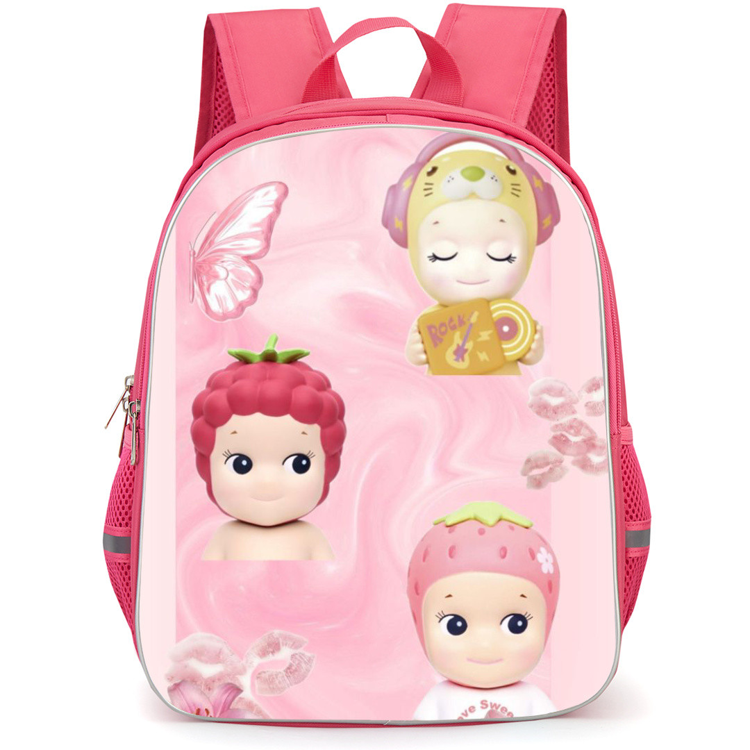 Sonny Angel Backpack StudentPack - Sonny Angels Strawberry Raspberry Portrait