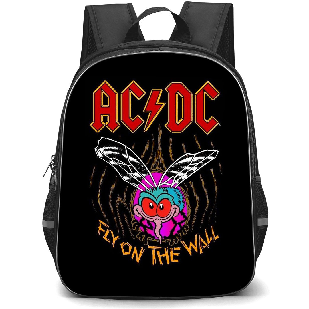 ACDC Backpack StudentPack - ACDC Fly On The Wall Album Cover Poster