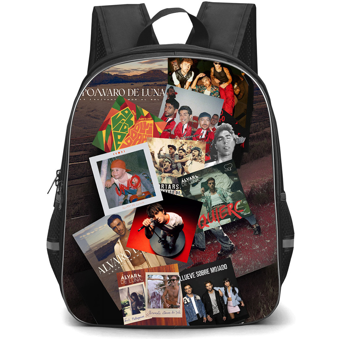 Alvaro De Luna Backpack School Bag StudentPack - Alvaro De Luna Albums Mixed Collage Poster