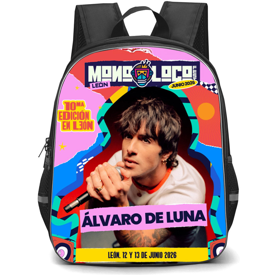 Alvaro De Luna Backpack School Bag StudentPack - Alvaro De Luna Mono Loco Poster