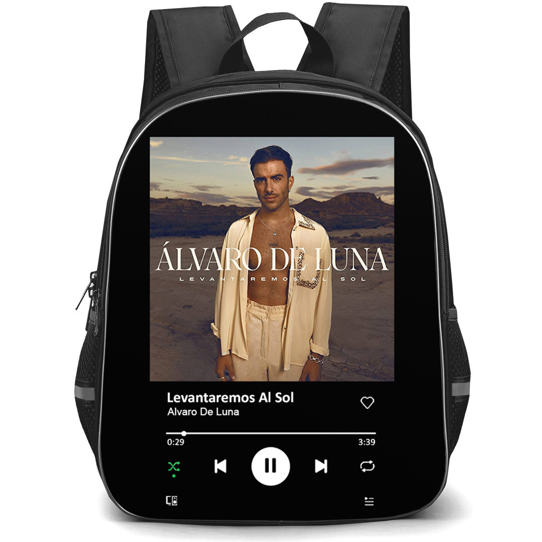 Alvaro De Luna Backpack School Bag StudentPack - Alvaro De Luna Portrait On Levantaremos Al Sol Album Cover