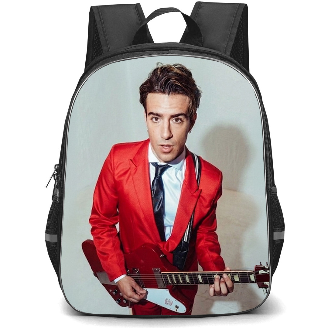 Alvaro De Luna Backpack School Bag StudentPack - Alvaro De Luna In Red Suit Playing Guitar Poster