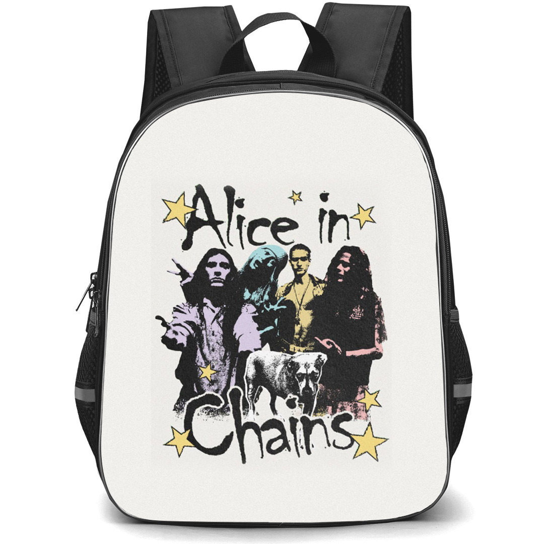Alice in Chains Backpack School Bag StudentPack - Band Brutalism Series Poster