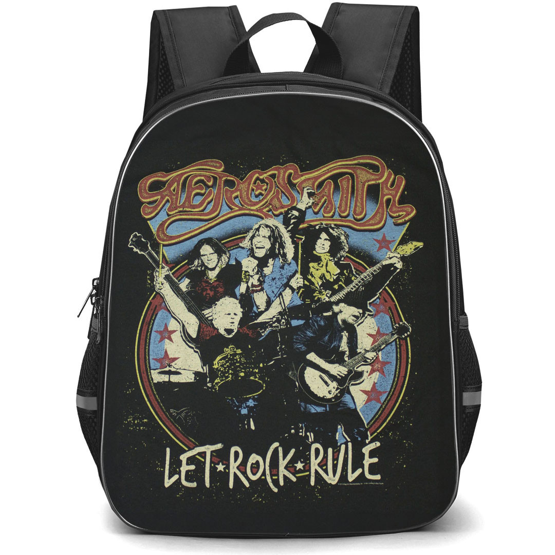Aerosmith Backpack StudentPack - Aerosmith Let Rock Rule Tour Poster