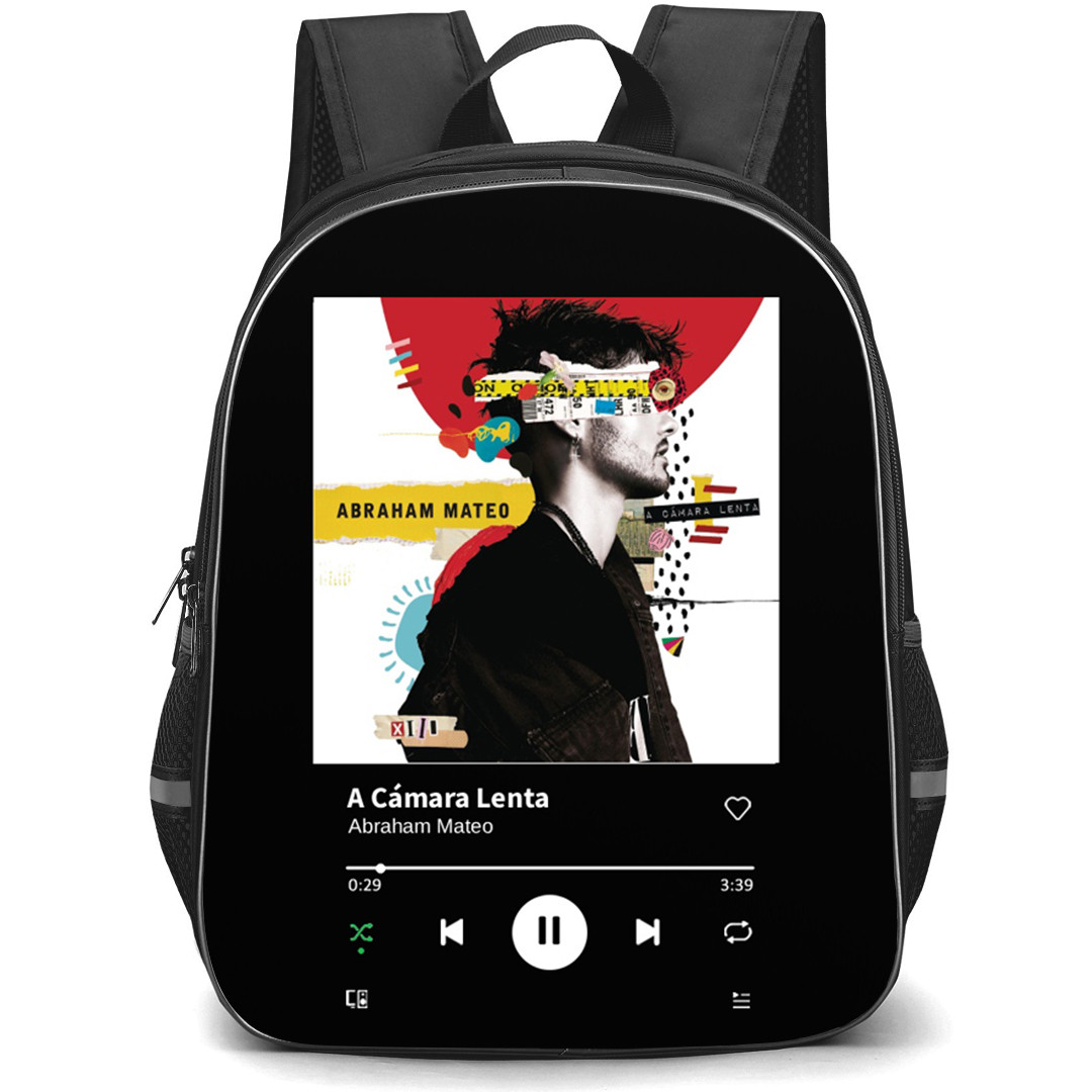 Abraham Mateo Backpack School Bag StudentPack - Abraham Mateo A C?mara Lenta Album Art