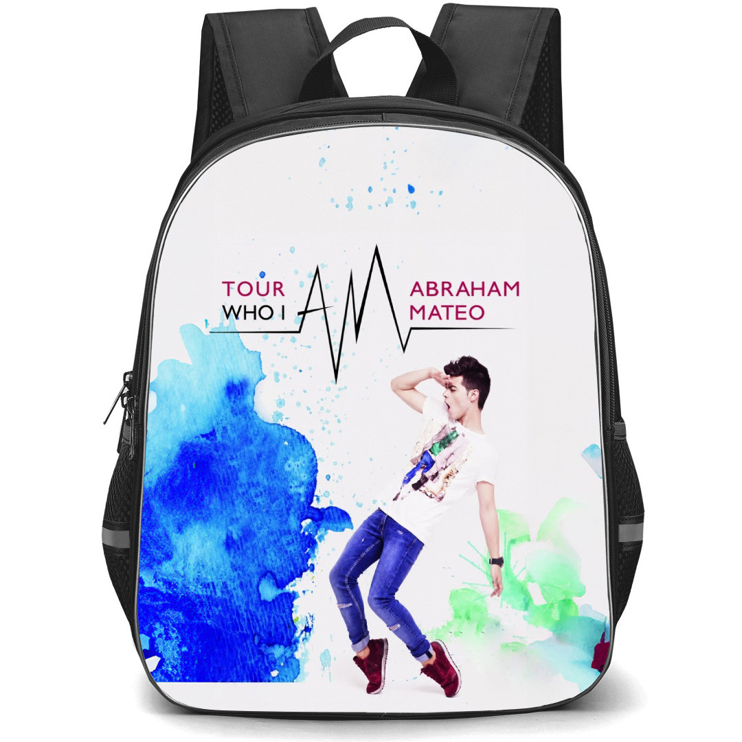 Abraham Mateo Backpack School Bag StudentPack - Abraham Mateo A C?mara Lenta Tour Poster