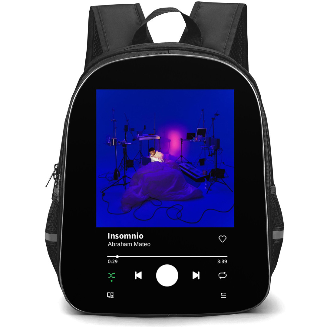 Abraham Mateo Backpack School Bag StudentPack - Abraham Mateo Insomnio Album Cover